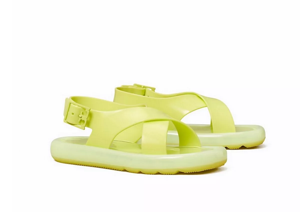 Tory burch neon sandals sales