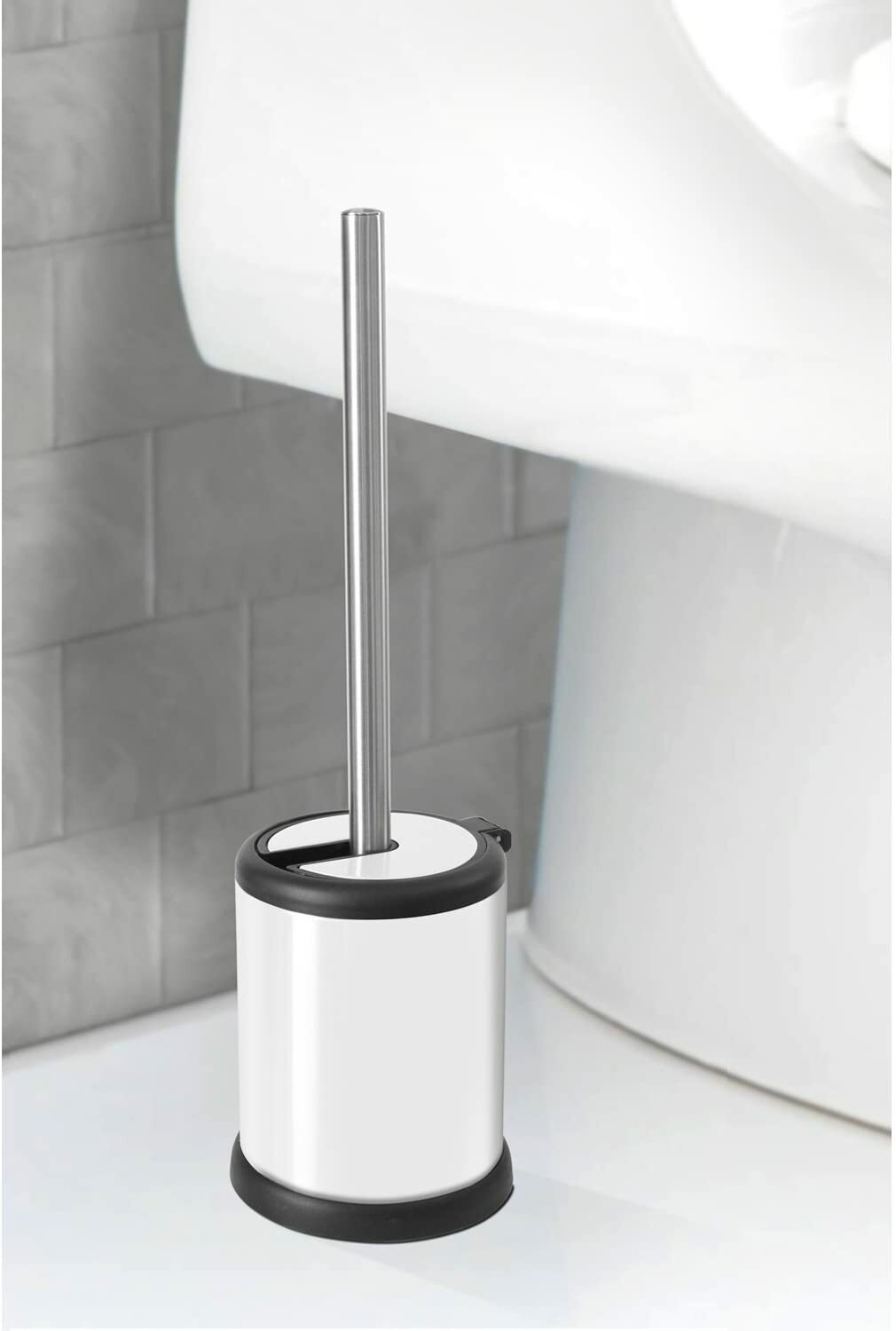 ToiletTree Products Bathroom Toilet Cleaning Brush & Holder Set With