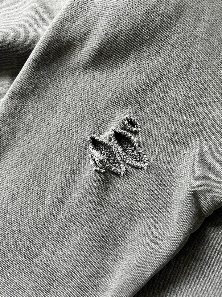 ✅ Sudadera DRIFTER pigmento carbón vintage estilo atlético Russell Foto 4 de 4