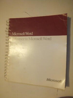 Microsoft Word Handbuch für Apple Macintosh - Vintage Computing