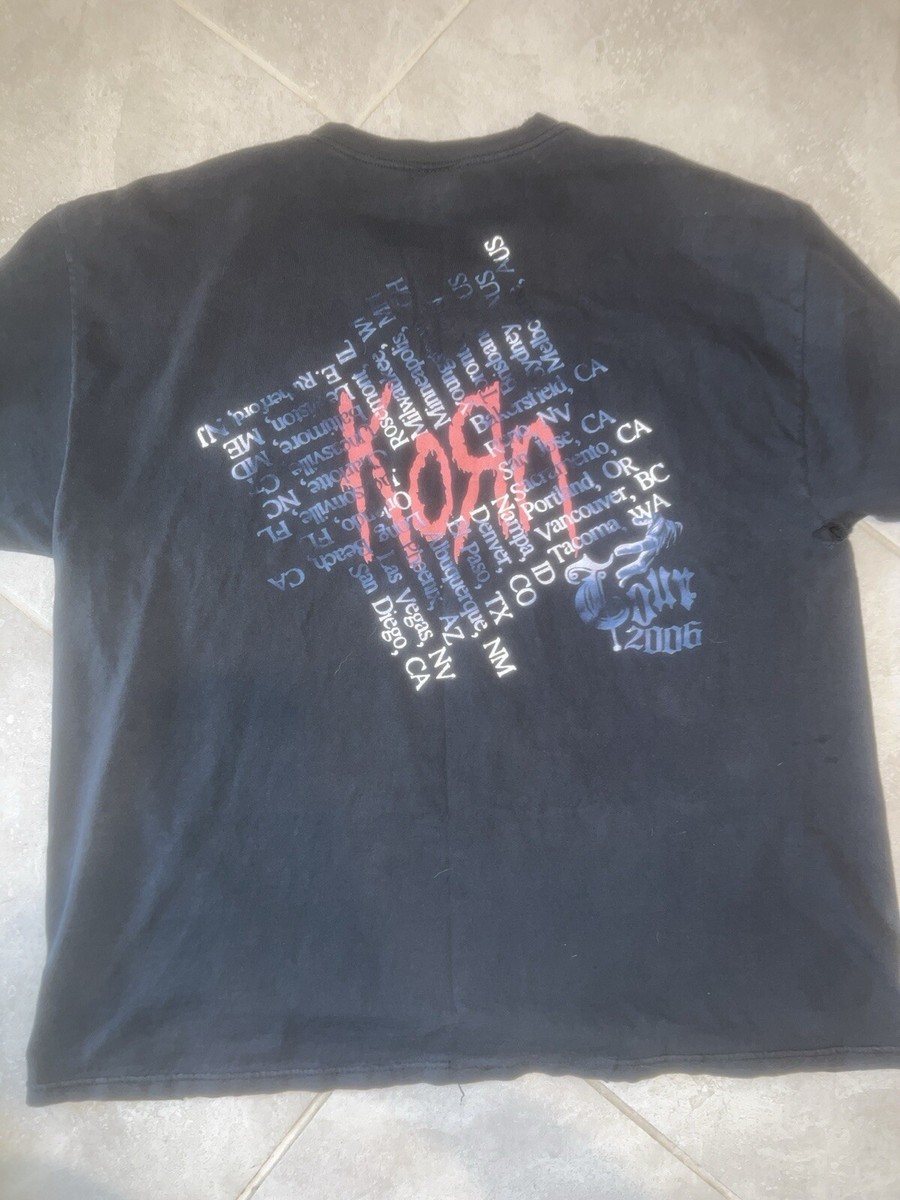 Vintage KORN Rare See You On The Other Side Tour Tshirt Sz
