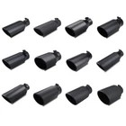 2.5"/3"/3.5"/4"/5" Inlet - 12"/15"/18" Long Diesel Exhaust Tip Stainless Steel