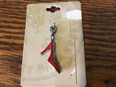 Target No. 2 Add Charms Red High Heel Shoe Charm New on Card