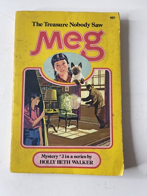 Vintage Meg Mysteries Book #3 The Treasure Nobody Saw Holly Beth Walker