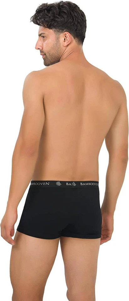 Men’s Bamboo Trunks with Pouch – Sweat-Wicking (4 Pack) - Image 3 of 4