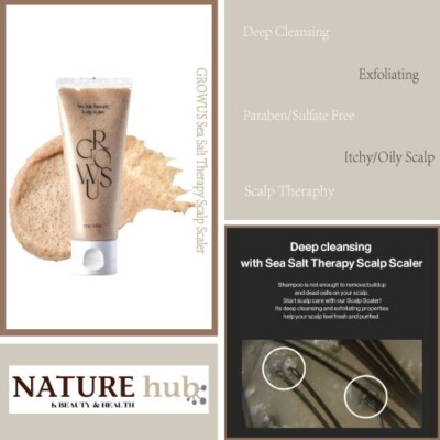 GROWUS Sea Salt Therapy Scalp Scaler 120ml / 4.23 fl. oz.