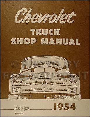 1954 Chevy Truck Owners Manual with Envelope 54 Chevrolet Pickup Suburban Panel