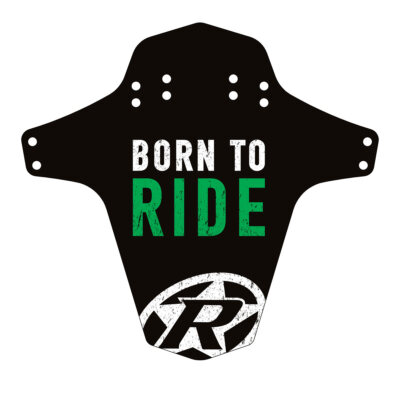 Reverse Mudguard Schutzblech Born to Ride, neon grün