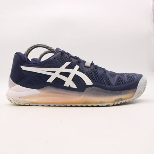 ASICS GEL-Resolution 8 Tennis Shoes Women's 9.5 Peacoat/White Sneaker 1042A072