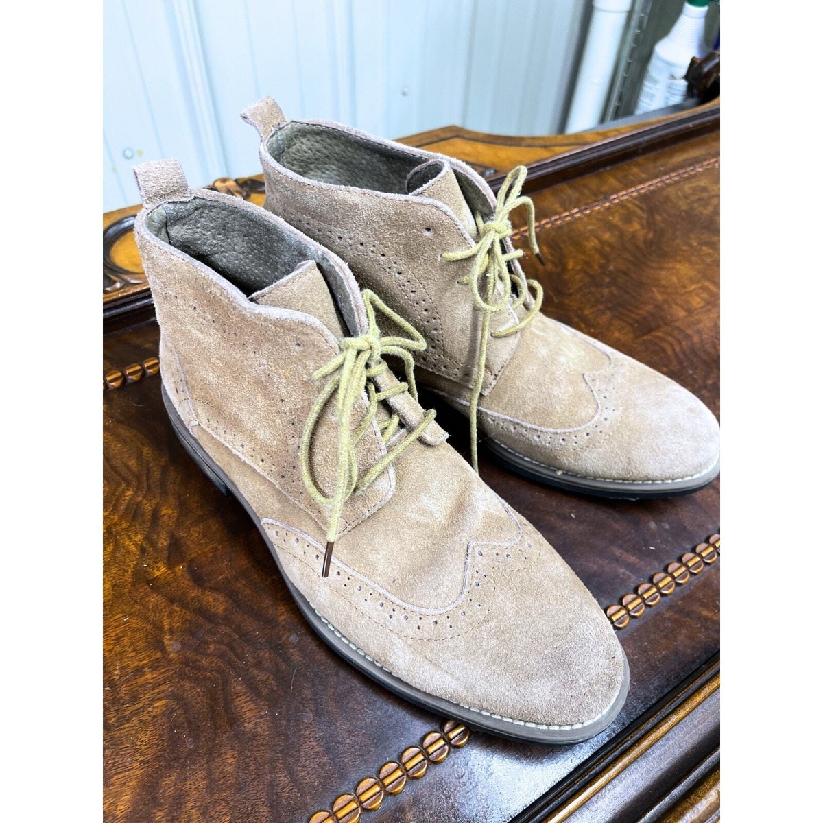 Bruno Marc Men's Suede Leather Oxford Chukka Boots | Size 7.5 | eBay