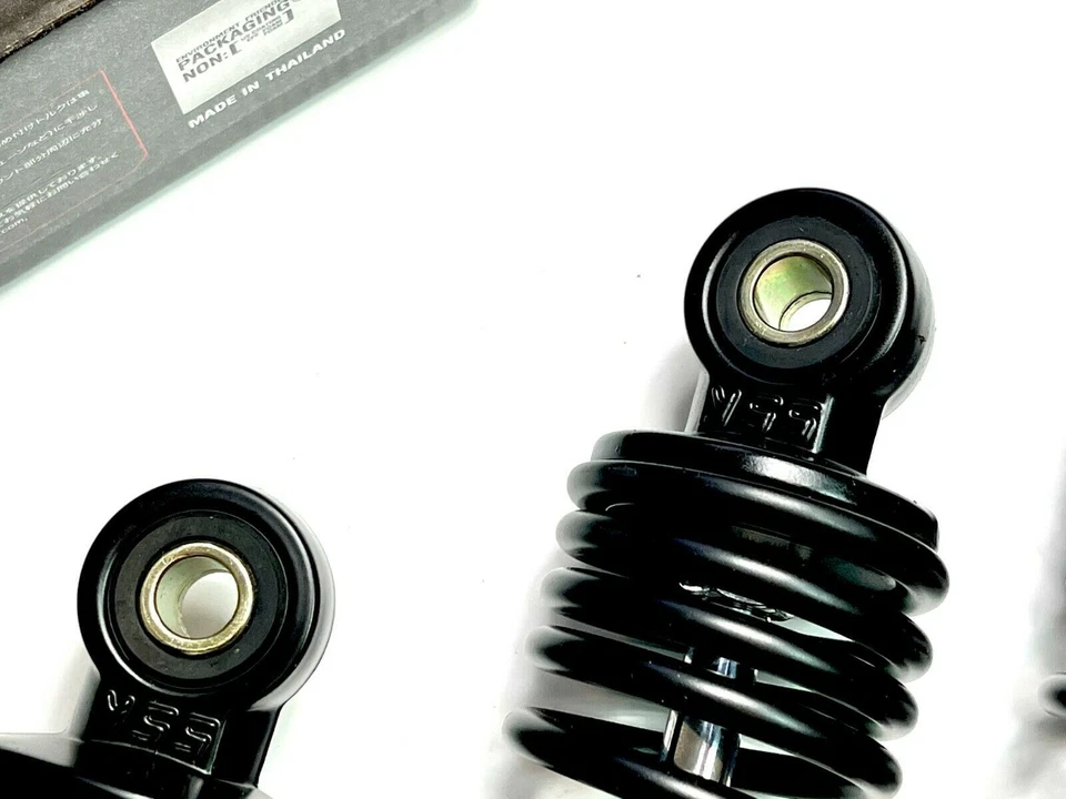 YSS 4 Simson HQ ÖLDRUCK Stoßdämpfer schwarz 300mm + 280mm Schwalbe KR51 NEU - Bild 3 von 4