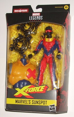 2020 Marvel Legends Sunspot X-Force X-Men 6 inch Action Figure Strong Guy BAF