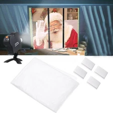 1.8X1.2M Fabric Rear Projection Screen for Halloween&Christmas Projection Videos