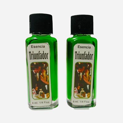 2PACK- TRIUNFADOR Esencia Esoterica Para El Exito Dinero Abundancia Buena Suerte
