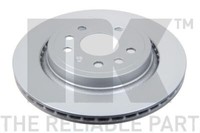 2X NK 313650 Bremsscheibe FüR Cadillac Passend FüR Fiat Opel Saab