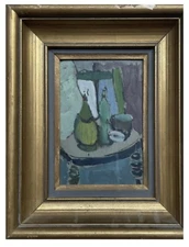 Still life - Moshe Rosenthalis - Oil On Board