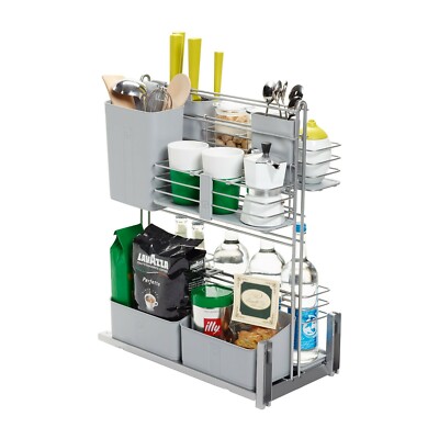 Rok Hardware Cook Agent Base Kitchen Cabinet Organizer, Pull-Out Door Version
