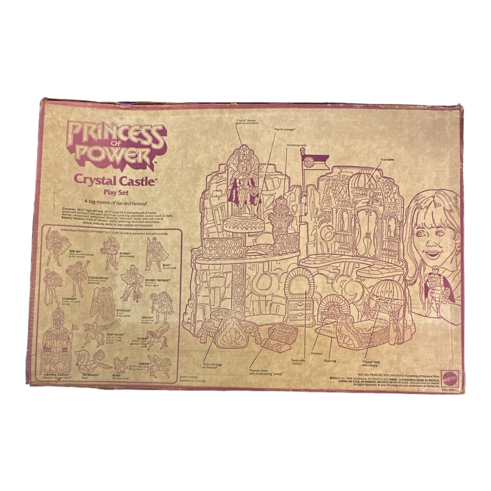 She-ra Crystal Castle Play-set Princess Of Power Motu 1984 NIB NEW Shera She Ra - Image 2 of 4