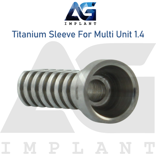 Manga de titanio para prótesis dentales de sistema multiunidad 1.4 con tornillo - Imagen 3 de 3