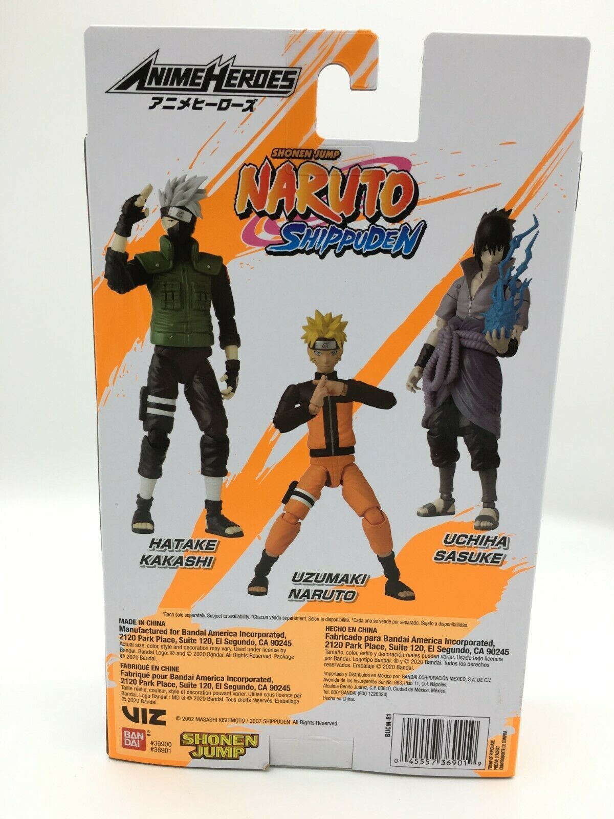 Boneco Bandai Naruto Uzumaki Anime Heroes Naruto Shippuden - Barra Rey