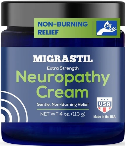 Basic Vigor Migrastil Neuropathy Relief Cream Extra Strength for Feet Legs an