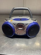 GPX C962 B12 Portable Am/FM Boombox w CD, Radio, Blue