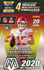 2020 Panini Mosaic Reactive Gold Prizms RC's and Vets - Complete Your Set 
