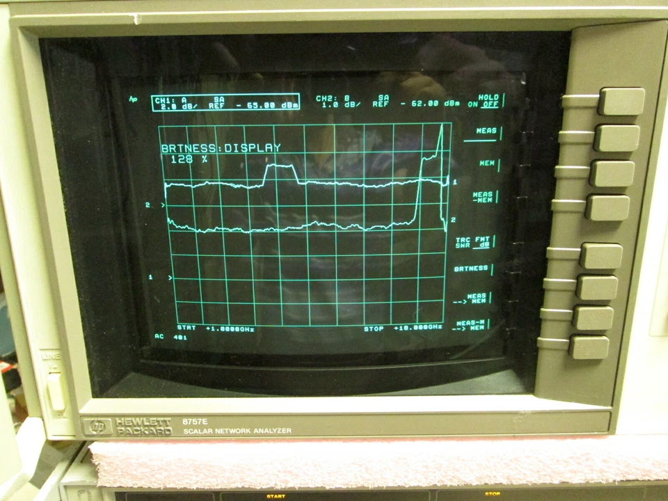 HP 8757E Scalar Network Analyzer TESTED! Transmission, Reflection, Gain measurem - Image 3 of 4