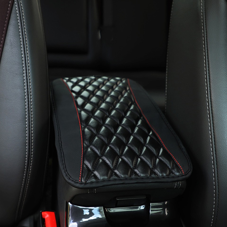 5-in-1 Center Console Organizer For Buick Enclave 2008-2025 - Leather Armrest Pad With Storage