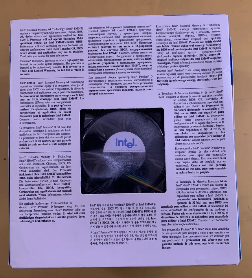 BRAND NEW Intel Pentium D 820 CPU Processor 2.8 GHz 800 MHz - Image 2 of 4