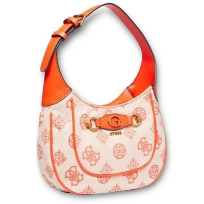 Guess Izzy beige und orange elegante Handtasche