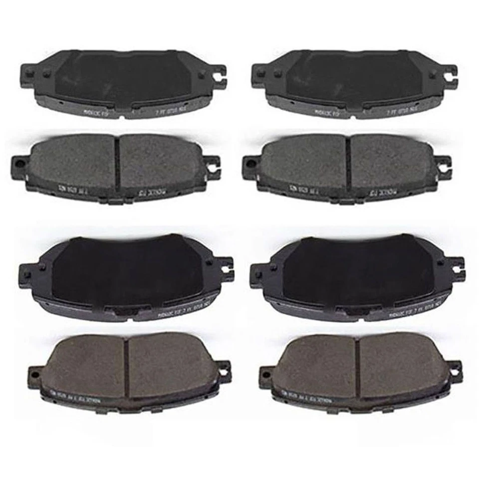 Front Rear Disc Brake Pad Kit for 1993 1994 Lexus LS400 4.0L - Image 2 of 4
