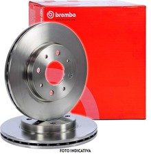 COPPIA DISCHI FRENO ANT BREMBO RENAULT CLIO IV 1.5 dCi 90 66KW 12> 09907820