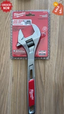 Milwaukee 12" Adjustable Wrench (48-22-7412) – Up To-1-5"/8