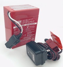 Power Wheels Super 6 Volt Red Battery  Red Charger Kit, PWRBKIT