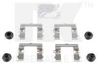 NK ZubehöRsatz Scheibenbremsbelag 79991917 FüR Hyundai Ioniq NE Allrad KIA EV6