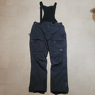 Helly Hansen Helly Tech 2XL Grey Ski Snowboard Pants W/ Suspenders