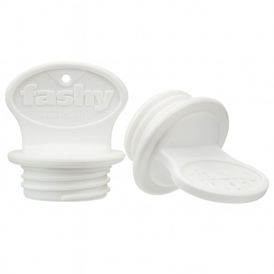 3x FASHY Wärmflaschen-Ersatz-Verschluss 29 mm verpackt (3 Stück) weiß