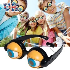 Blinking Winking Glasses,Kinetic Crazy Eyes Glasses Feature a Winking Mechanism