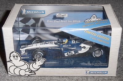 Michelin 1/43 Williams BMW FW27 Heidfeld 2005 F1 Model Car New