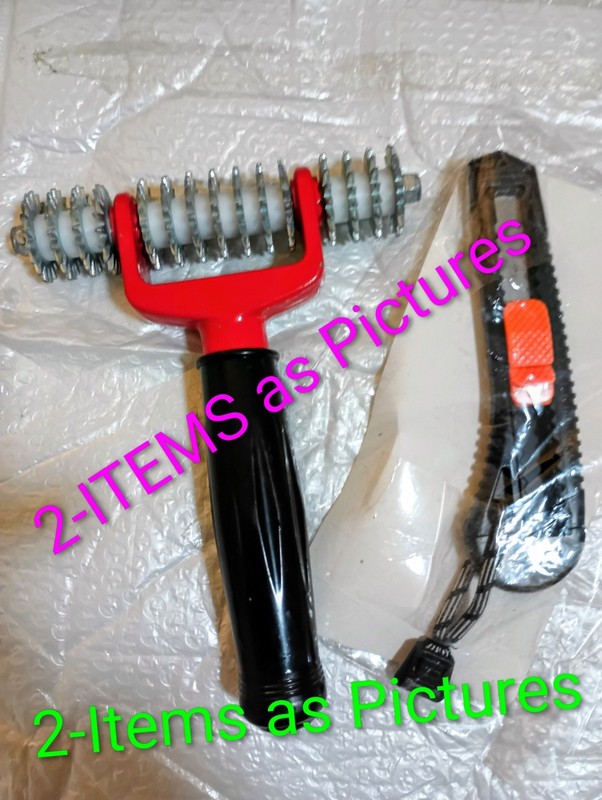 Robert 10-169 Star Wheel Pro Carpet Seam Roller 5.7" and Snack Off Utility Knife