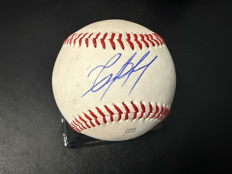 Christian Hernandez Cubs signed autographed baseball  Low Price South bend