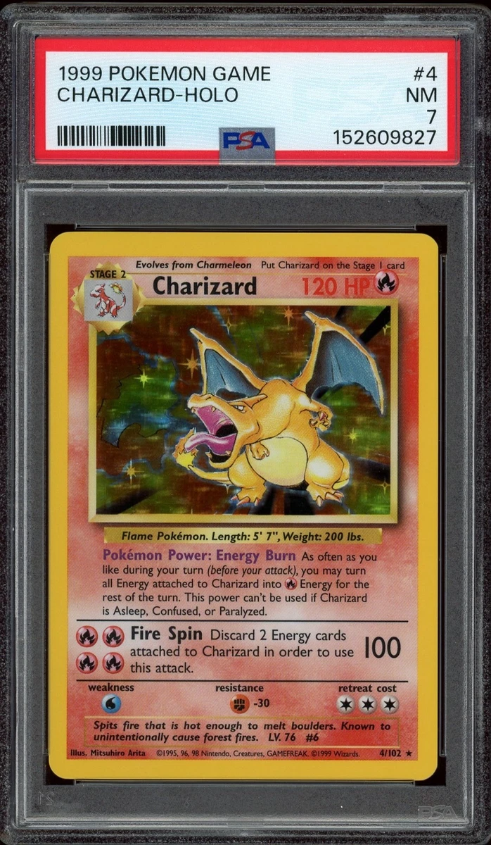 Charizard Pokémon TCG Holo Rare Base Set Individual Collectible