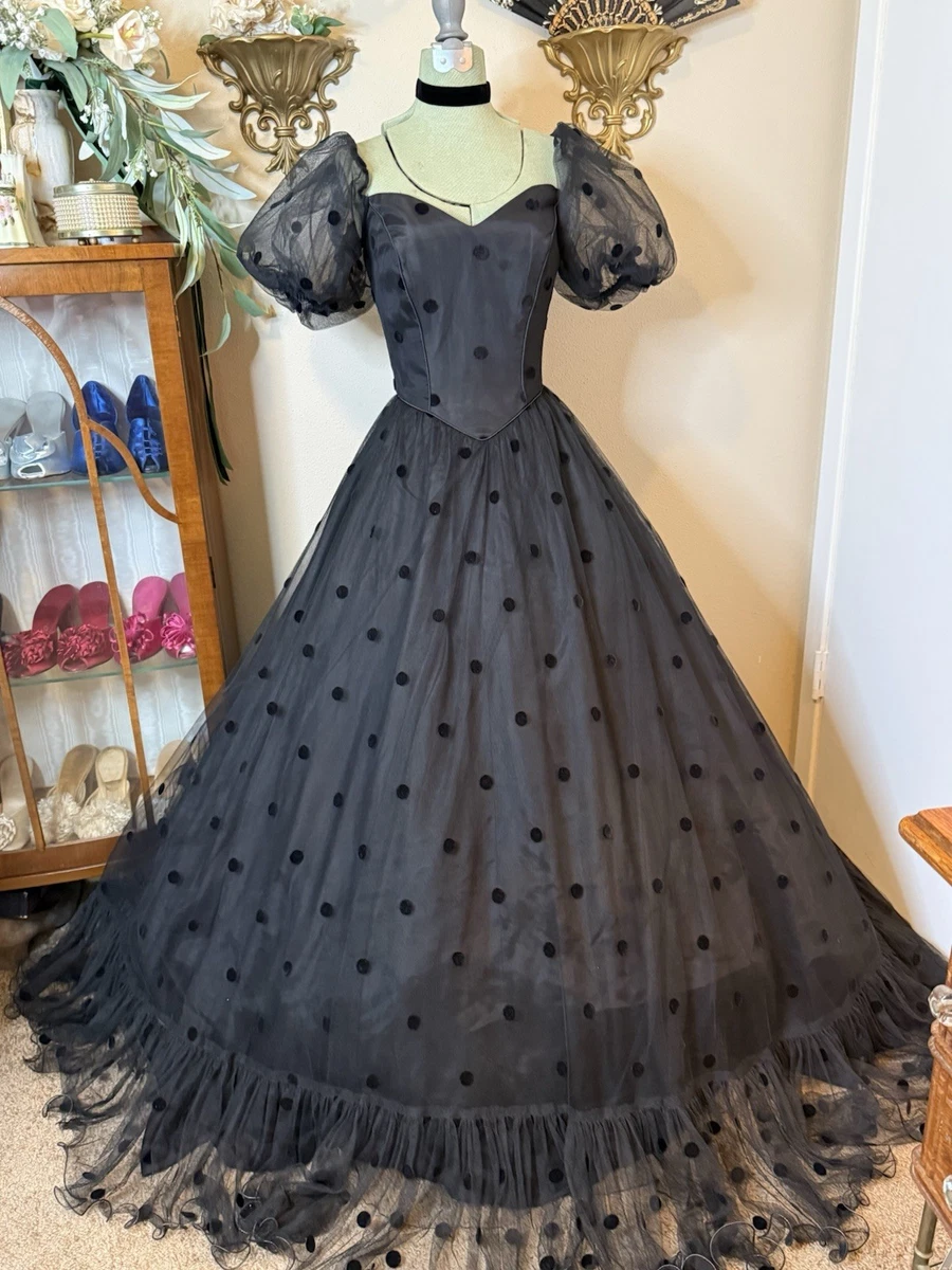 black lace and sequin dress A-Line Sweetheart Neck Tulle Sequin Lace Black Long Prom Dress