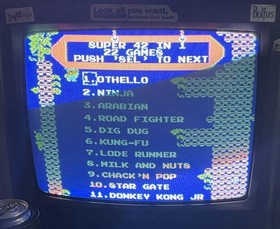 NINTENDO NES Super 42 In 1 Game Cartridge WORKING