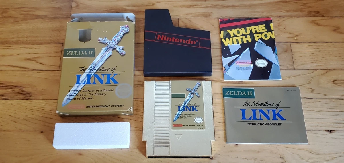 Zelda II: The Adventure of Link Gold Video Games for sale | eBay