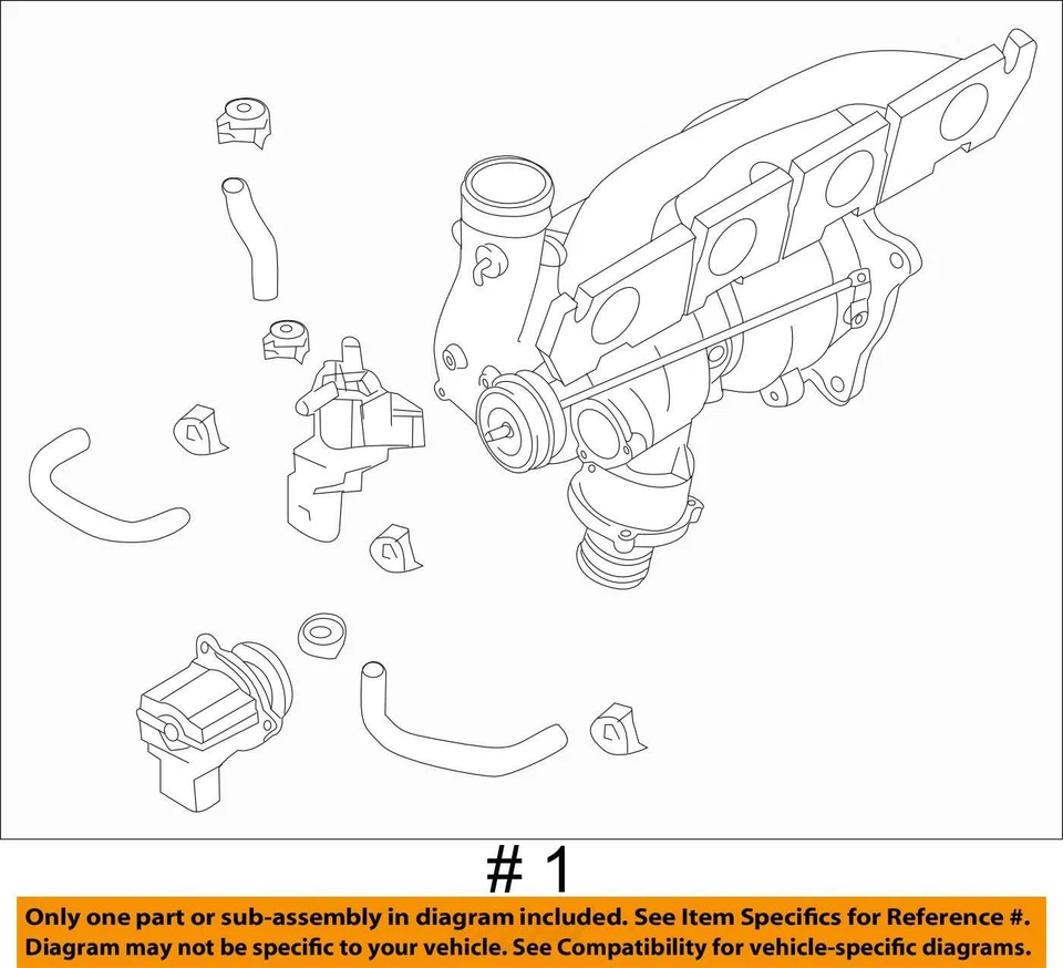 Turbo/Supercharger 2.0L Turbo Fits 13-17 AUDI A5 2601971 - Image 4 of 4