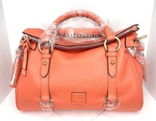Dooney  Bourke Large Salmon Florentine Satchel Rare Color 