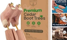  Boot Trees, Cedar Boot Tree for Men, Shoe Tree for Boots, Boot Stretcher & 