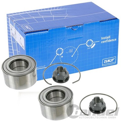 2x SKF RADLAGERSATZ VORNE passend für DACIA LOGAN SANDERO RENAULT CLIO II LAGUNA